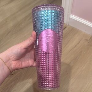 Starbucks Iridescent Pink and Blue Tumbler